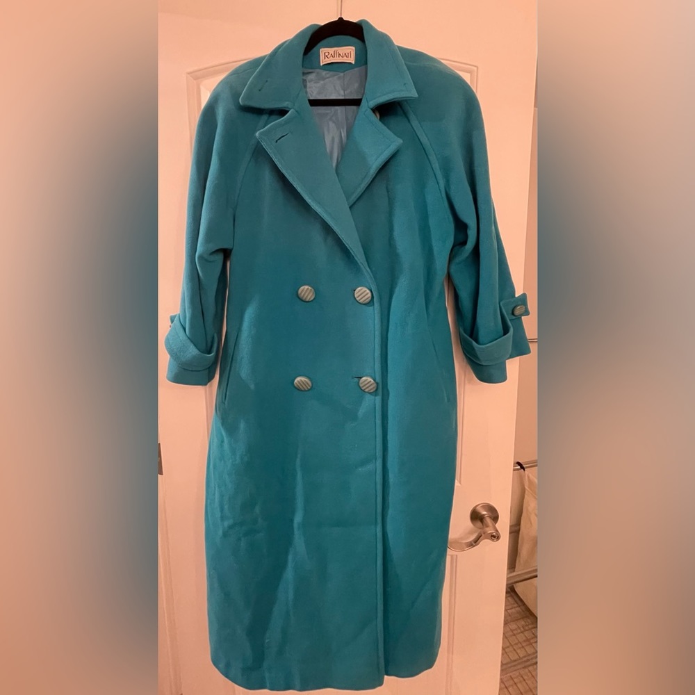 Vintage oversized wool Raffinati coat *Holt Renfrew